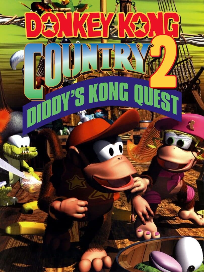Donkey Kong Country 2: Diddy's Kong Quest — verified co-op game artwork