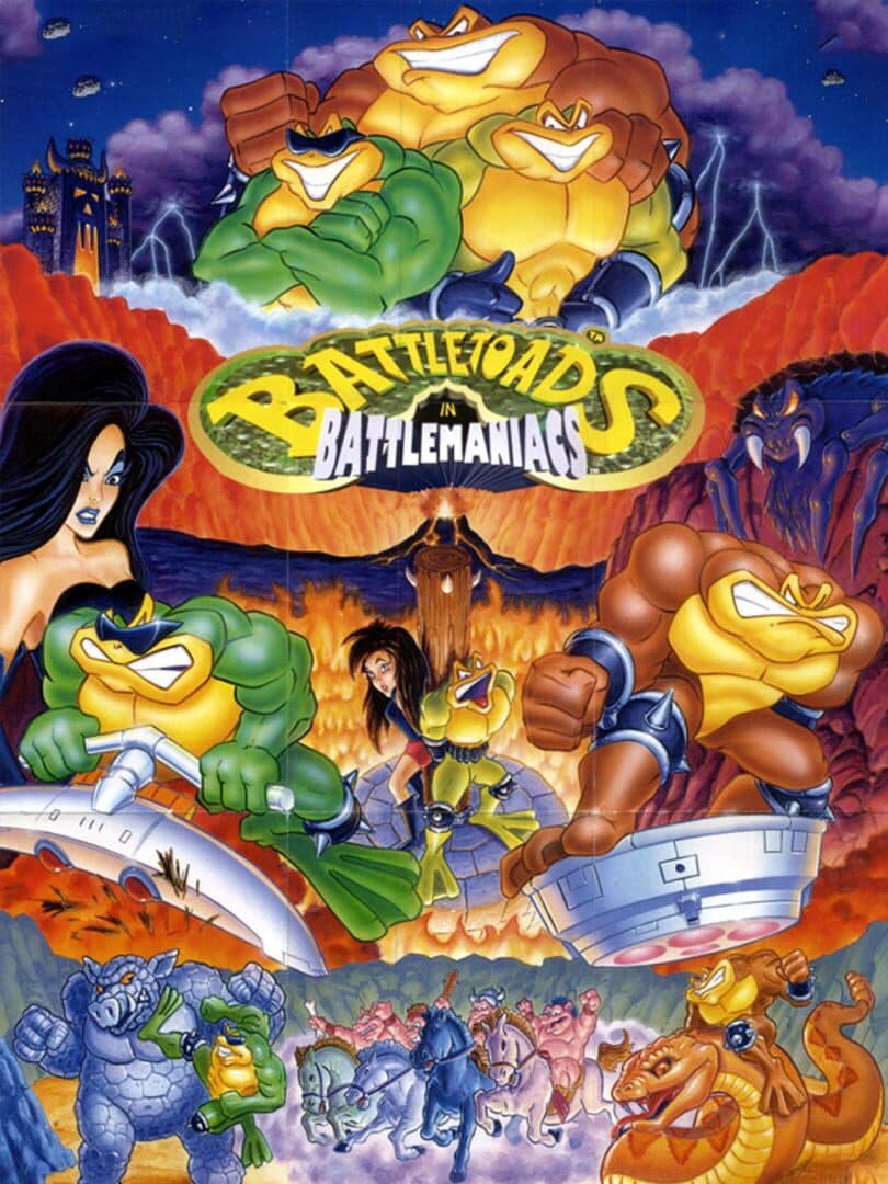 Battletoads in Battlemaniacs — verified co-op game artwork