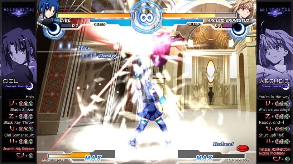 Melty Blood Actress Again Current Code — screenshot 3