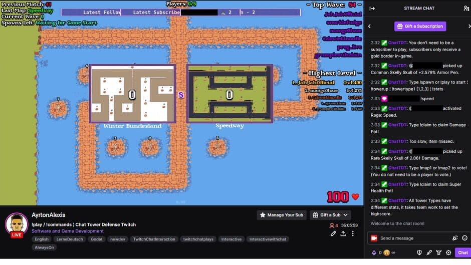 ChatTDT: Tower Defense Twitch — screenshot 4