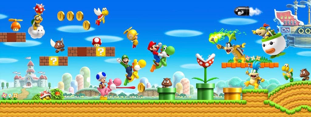 New Super Mario Bros. Wii — verified co-op game artwork