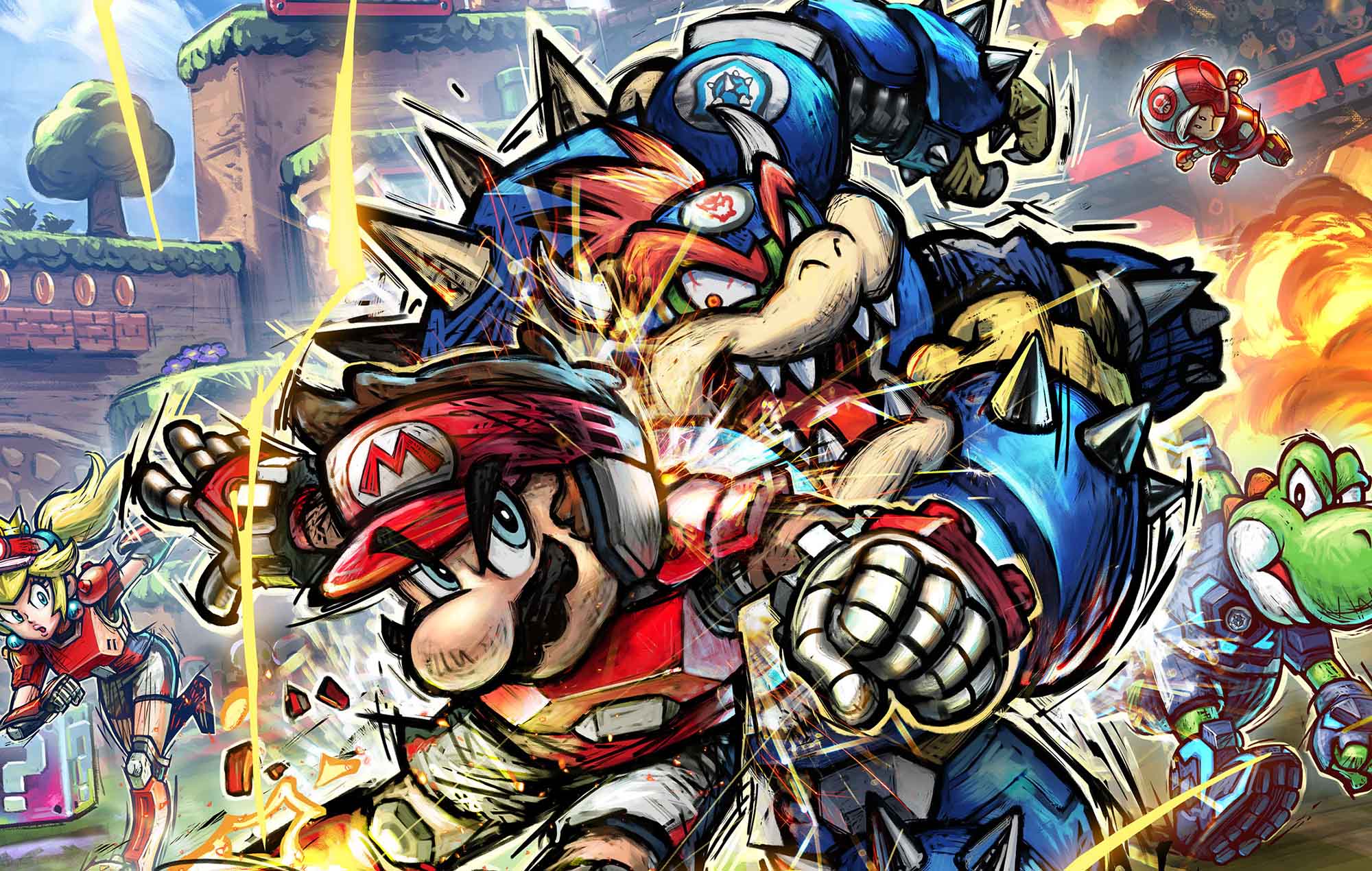 Mario Strikers: Battle League — verified co-op game artwork