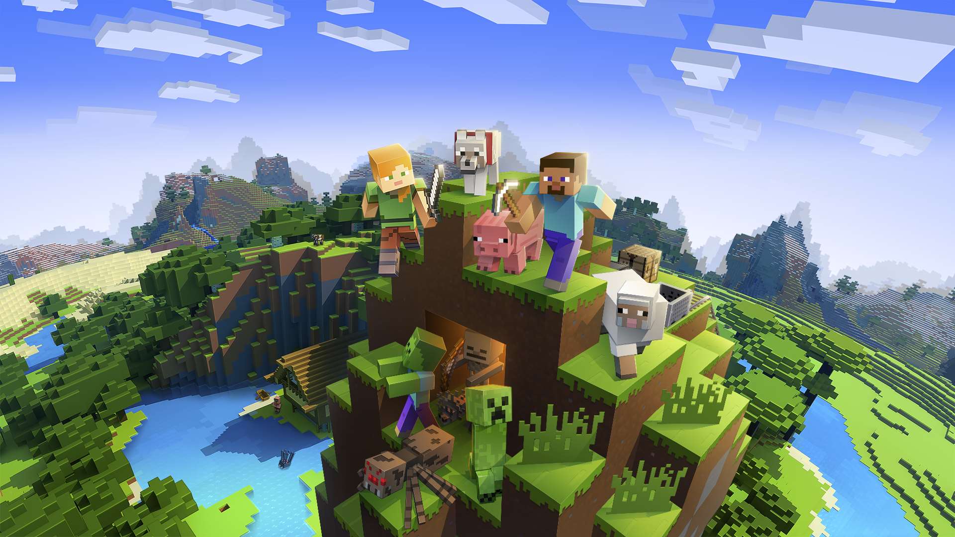 Minecraft — verified co-op game artwork